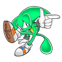 Dash the Turtle key art for Sonic Channel