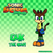 Sonic Boom Legends: Erik the Okapi! Drawn by FixersChannel