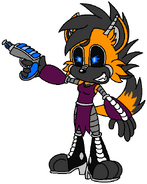 Natalia Ayrton, a Maned Wolf and the other joint leader of the Soumerican Egg Army outpost