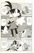 A page from One of the Klonoa Manga's