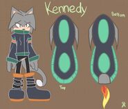 Kennedy done by Skye in his Sonic Riders attire, it looks cool as heck!