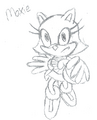 A sketch of Maxie in Sonic Rivals 2 style