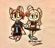 Takara and Cerise dress up for Halloween