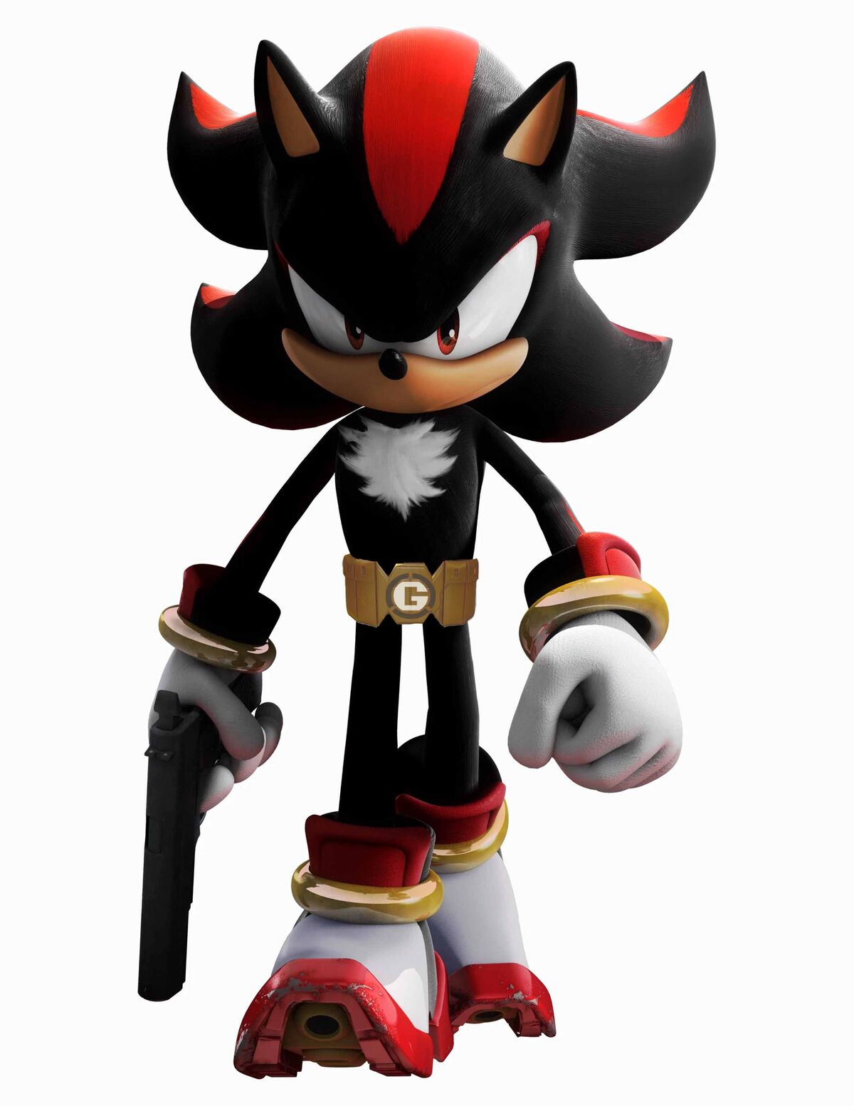 Sonic Shadow 3 Action Figure with Gun : : Toys