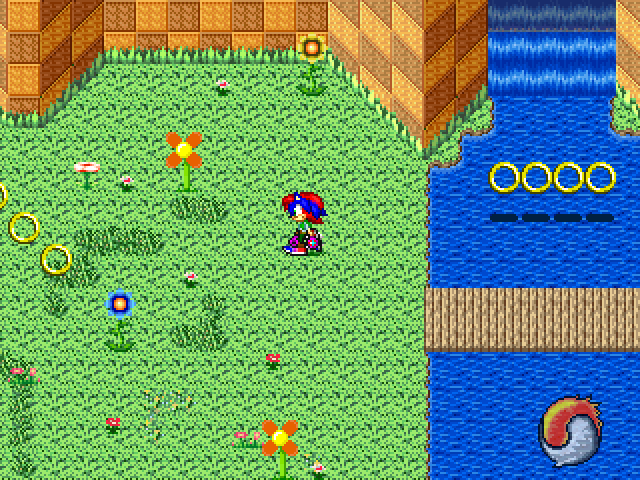 Game name: Sonic Ultimate RPG Emerald saving explaination. #sonic