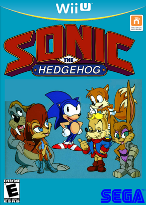 Sonic The Hedgehog Satam Video Game Boxart