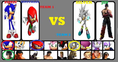 Sonic Tekken Characters