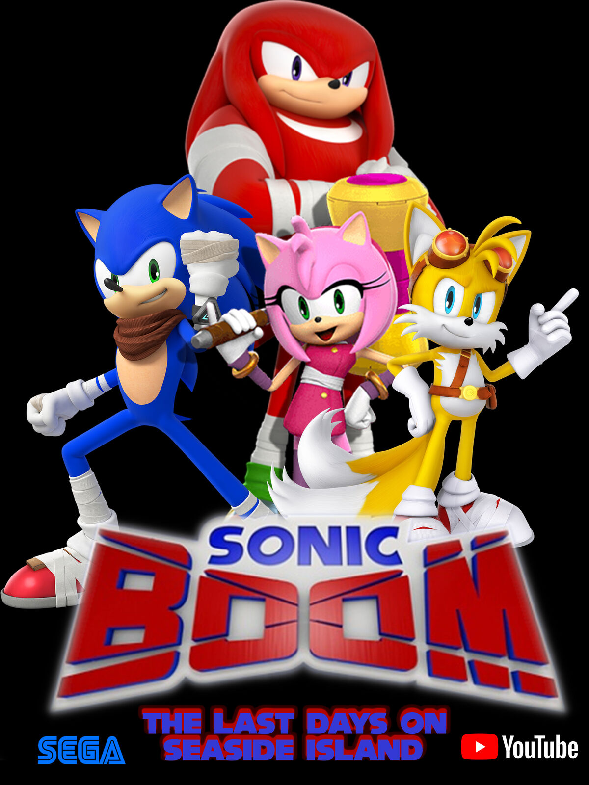 sea side sonic and shadow and amy comic