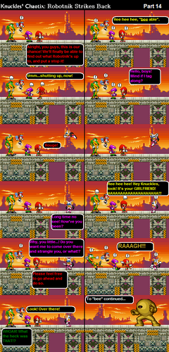 Knuckles' Chaotix: The Sprite Comic Series, Sonic Fanon Wiki