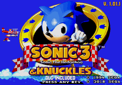 Sonic Mania Classic Heroes In sonic 3 air 