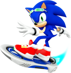 Sonic Riders Velocity Sonic Artwork.png