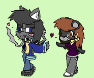 Chibi Jerome and Kasari