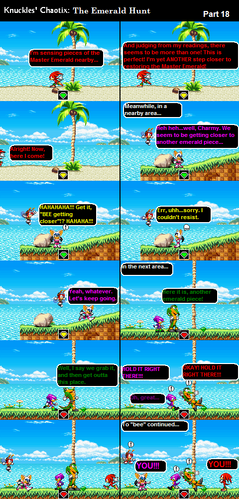 Knuckles' Chaotix: The Sprite Comic Series, Sonic Fanon Wiki