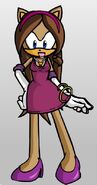 Just Amber in a dress. Made on Furry Doll Maker.