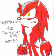 Nightmare the Tasmanian Devil