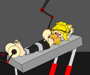 Madeline's tickle torture. Art done by JSPRDRAWS on Twitter/Discord/Furaffinity