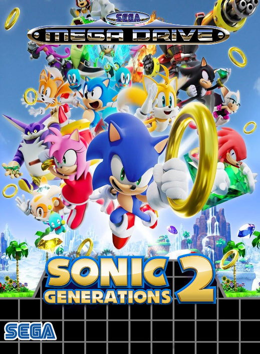 Sonic 3 A.I.R (Generations 3D Sprites) & Knuckles
