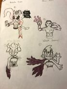 Danni in the top left. Examples of the Gaians that can exist. More to come later