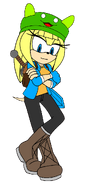 Madeline's normal outfit. Art done by JSPRDRAWS on Twitter/Discord/Furaffinity