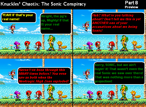 Comics with more sonic sprites (sorry if here are same sprites