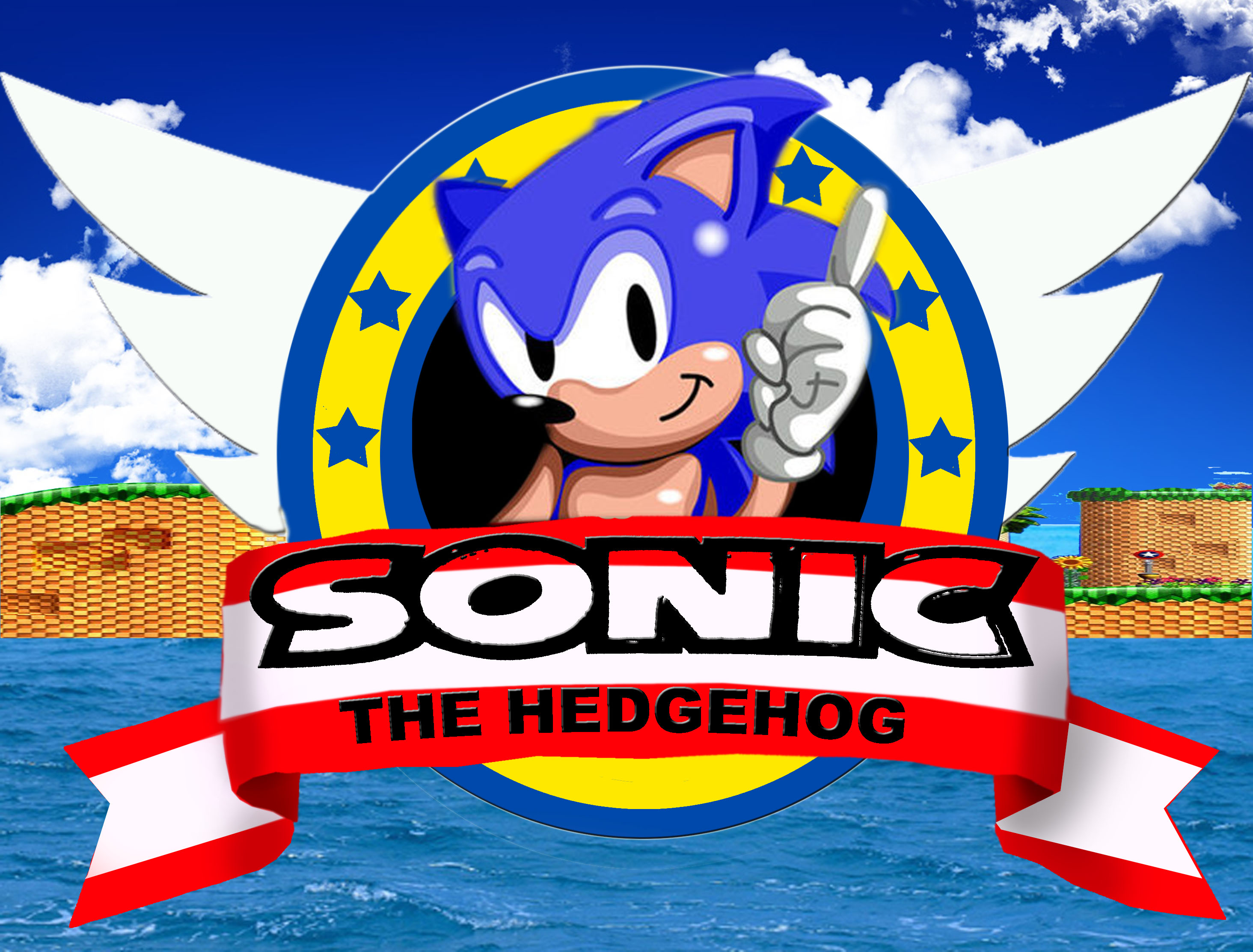 An HD rendition of Sonic's Sonic 1 design., Sonic the Hedgehog