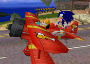 The Tornado 1, as seen in Sonic Adventure