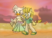 Stroll on the beach by candiphoenixes-d8eqh9u