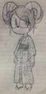 Rei's appearance on paper