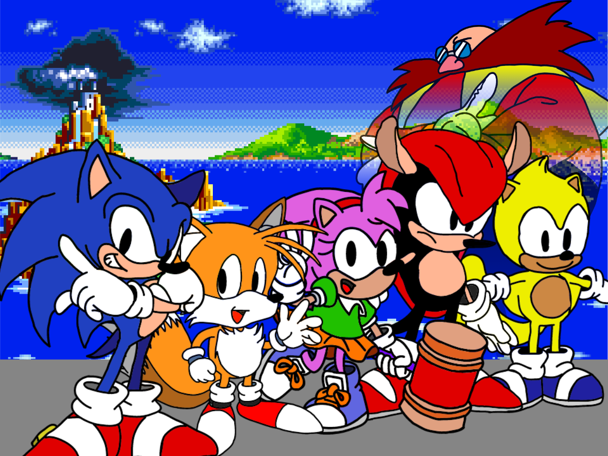 Sonic Classic Heroes (Jan 2022 Ver.): Part 2: Marble Zone (Team Super Sonic)  