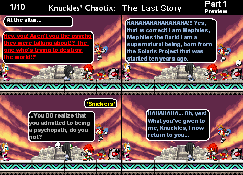 Knuckles' Chaotix: The Sprite Comic Series, Sonic Fanon Wiki