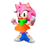 Classic amy rose render 3d by 9029561-d7jipea