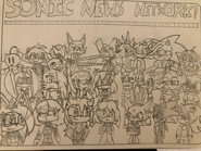 Madeline drawing along with other Sonic OCs. Art by SurgeTheTrainwreck on the Sonic Zone wiki.