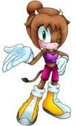 Milla the Cow, by True-Blue-Star - She seems like she could be in a form of actual Sonic media. [+1]