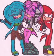 Priscilla-Ca, Julie-Su and Knux