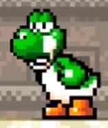 Jim as a Yoshi.