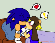 Sonic injured kiss collab rq by paige the unicorn-d8wjdnz