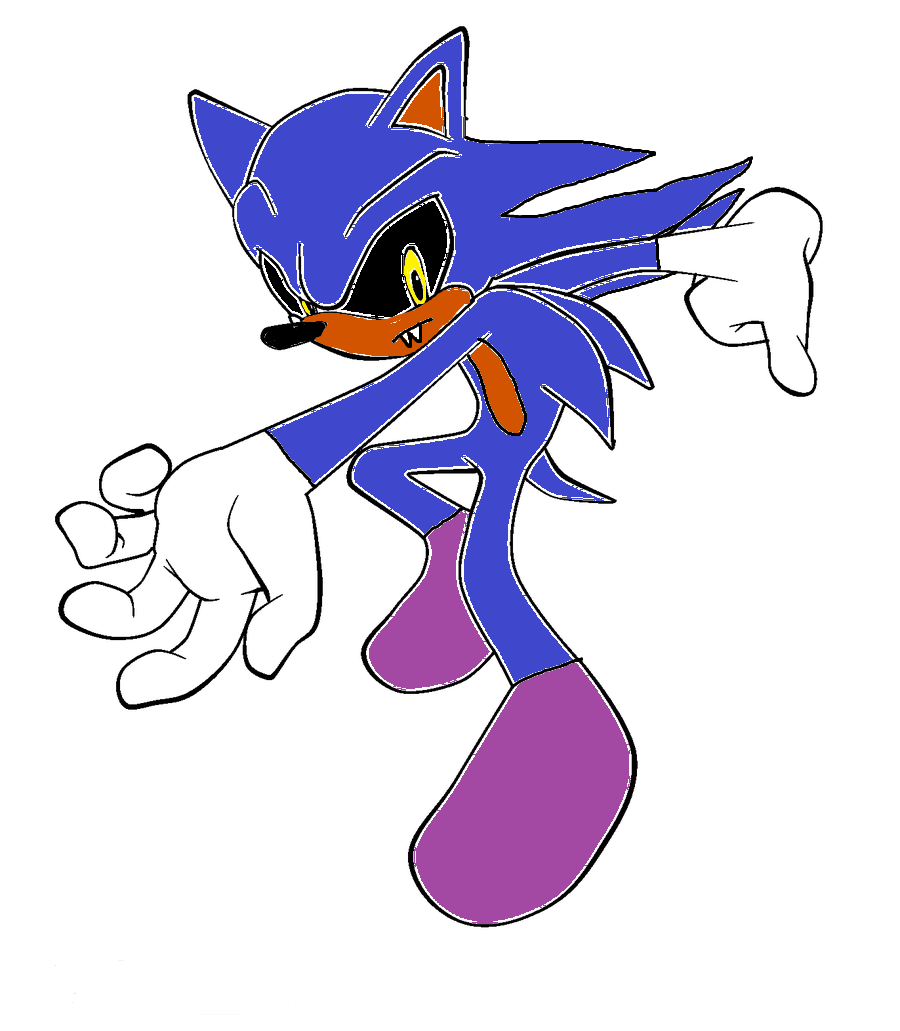 Demon Sonic The Hedgehog - Dibujos De Sonic Para Imprimir - Free  Transparent PNG Clipart Images Download