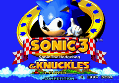 Schermo del titolo Screenshot - Sonic the Hedgehog 3 & Knuckles
