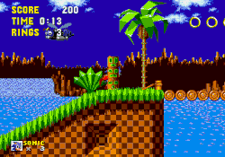 Green Hill Zone gameplay