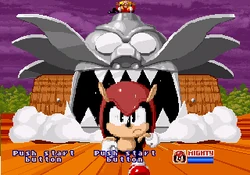 Mighty probeert aan te  te ontsnappen, .