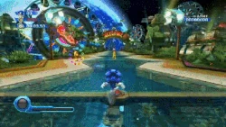 Sonic snelt door .