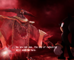 Shadow the Hedgehog Black Doom appears
