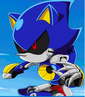 AI Art: Metal sonic is out to destroy! by @Unique shadow