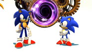 Modern Sonic and Classic Sonic Sonic Generations
