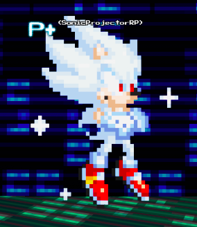Pixilart - Hyper sonic by Sonic-Gamer