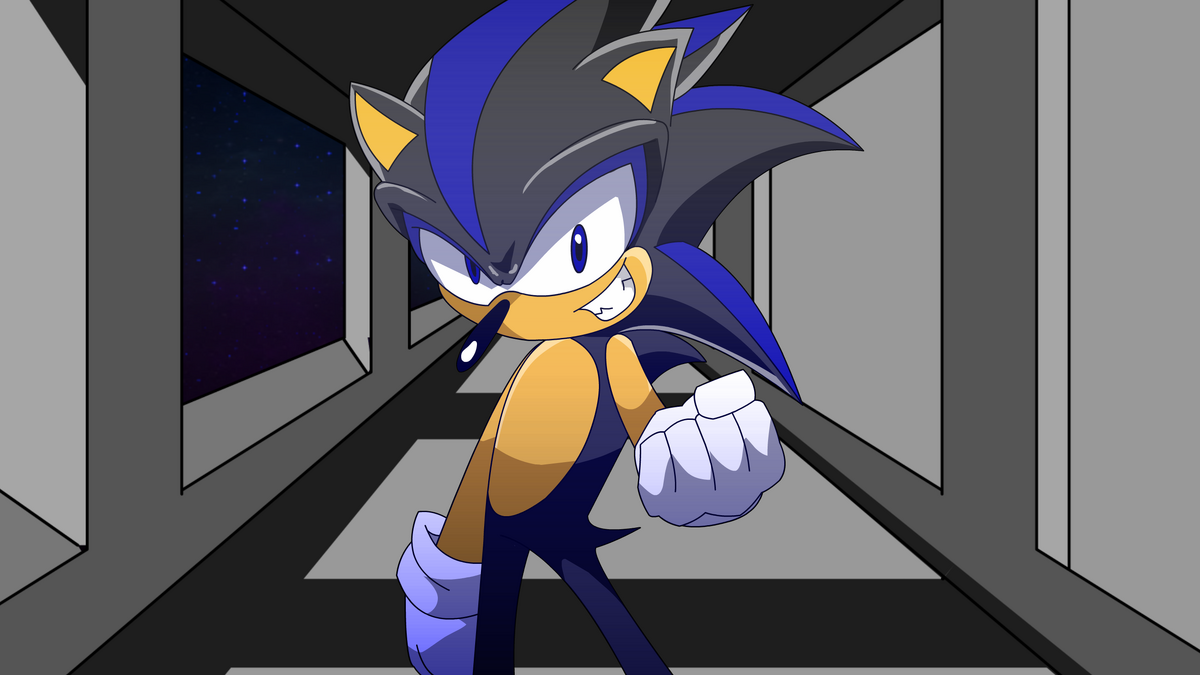 New Sonic and Shadow Fusion(by the way someone already did this all ready)