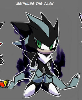 Mephiles The Dark Sonic The Hedgehog Sticker - Mephiles the Dark