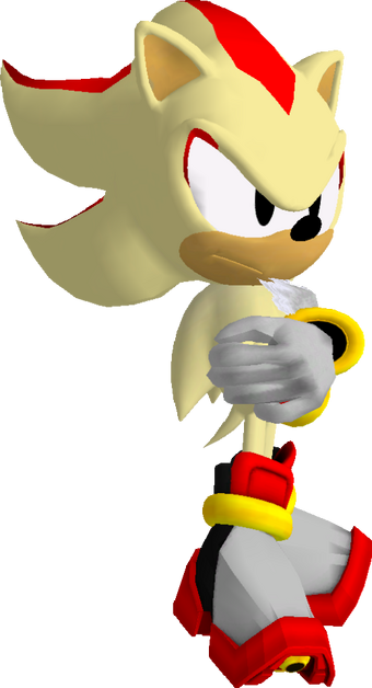 Super Shadow The Hedgehog Classic Sonicsociety Wiki Fandom I put this sprite sheet with my colour palette of his fur as black, instead of dark i love shadow oh can you make one for sonic tails knuckles and other sonic characters? super shadow the hedgehog classic