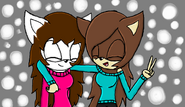 Laura und Cry the Hedgewolf