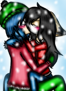 Katja x Darkmare Winter Kiss